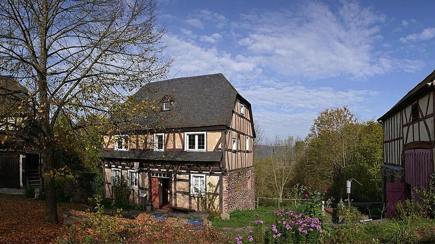Fachwerkhaus in einem Hunsrückdorf